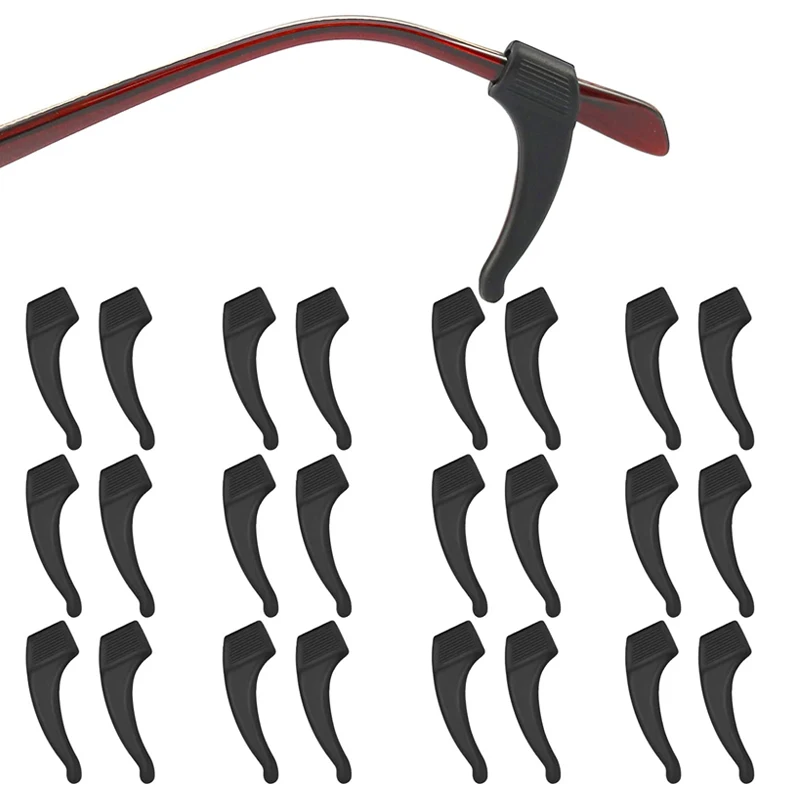 10 Pair Eyeglass Ear Grip Ʈ ̲  Ȧ, ε巯 Ǹ Ȱ   ۶ Ȱ   ̳