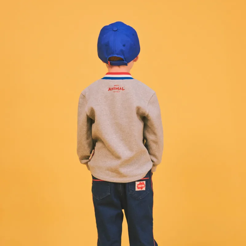 Зимний модный свитер из плотного флиса для детей; Милая Детская толстовка с капюшоном в Корейском стиле; коллекция года; Bebe De Pi*; пуловер для маленьких мальчиков и девочек; Теплые Топы