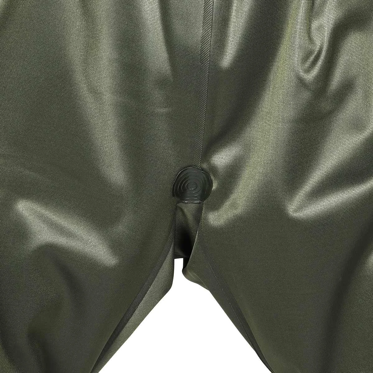 PVC Coating Rainproof Pants Over Trousers Women Men's Waterproof Windproof Elastic-Waist Rain Pants For Cycling Camping Hiking