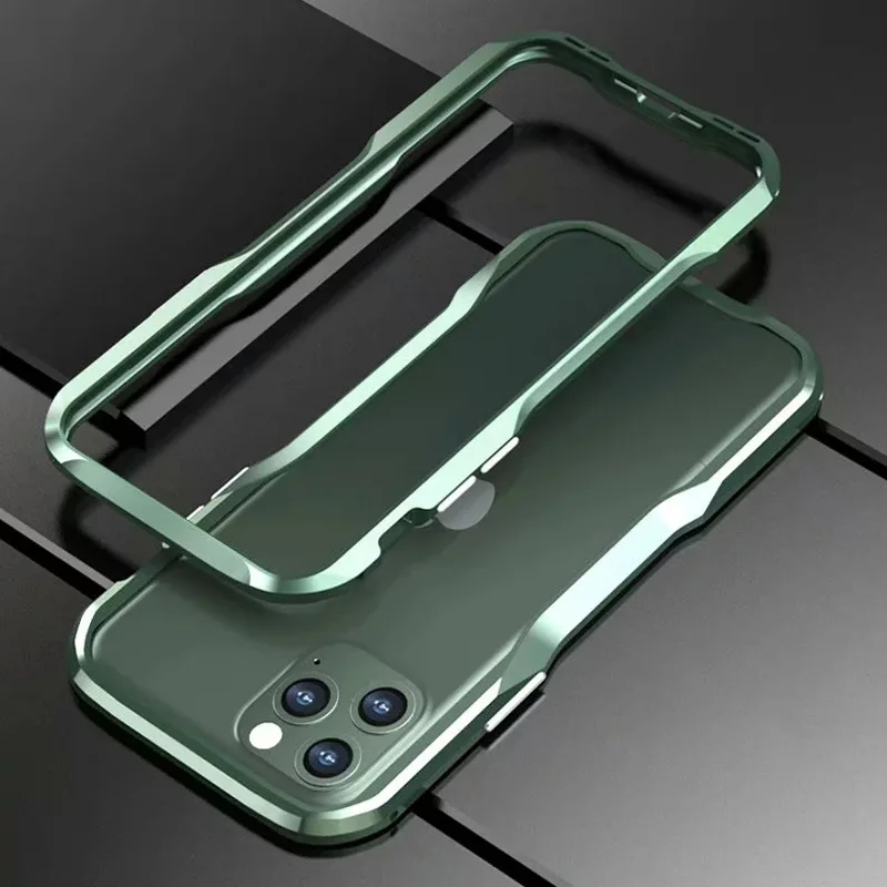 Металлический Чехол бампер для iPhone11 Pro max Роскошный Жесткий противоударный чехол