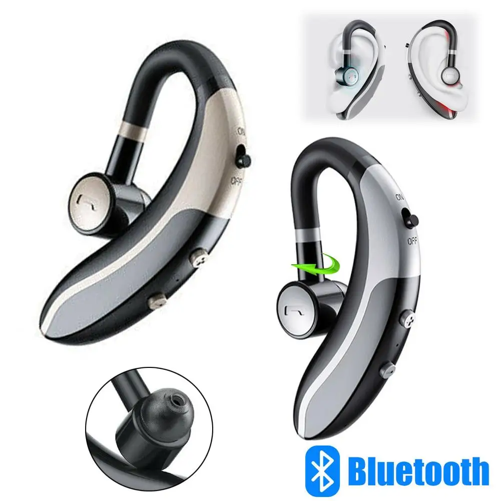 Wireless Bluetooth Headset Handsfree Headphone Driving Sport Over Ear Earphone Noise Cancelling for iPhone Samsung Moto Huawei