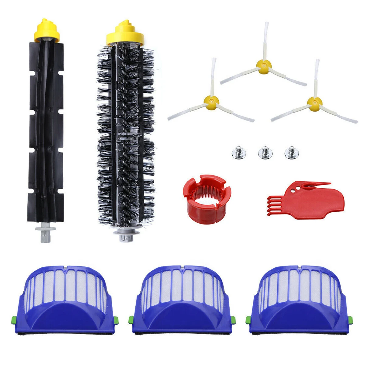 Replacement Parts Kit For Irobot Roomba 680,670,614, 650, 660, 675,690,600 Series Vacuum Filter Brush Vacuum Cleaner Accessories
