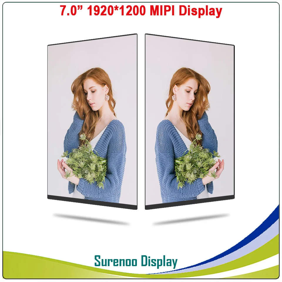 LCD Panel only " 1200*1920 ips lcd модуль монитор, дисплей, панель TPF0702002N с Mini HDMI к MIPI плате - Цвет: LCD Panel only