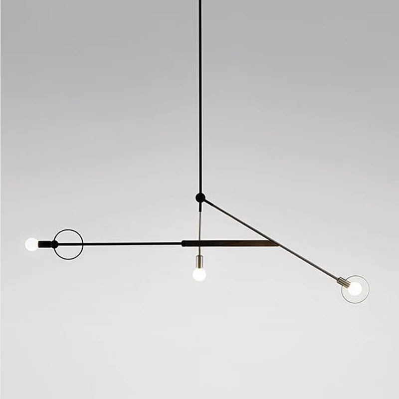 

Modern geometric art Pendant Lights Nordic line Hanging Lamp Loft Industrial Home Decor Kitchen Light Fixture Luminaire 110V 220