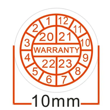 

1000pcs/lot Warranty sealing label sticker void if seal broken, diameter 10mm free shipping