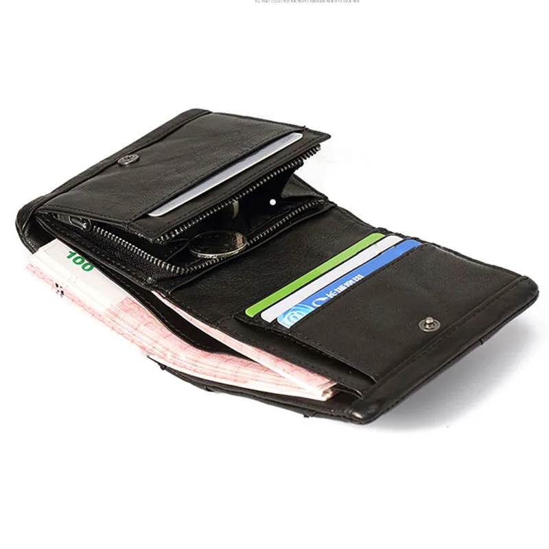 Koop AETOO Handgemaakte lederen portemonnee mannen korte sectie verticale rits persoonlijkheid mannen geld portemonnee jeugd vintage mannelijke Vintage portemonnee