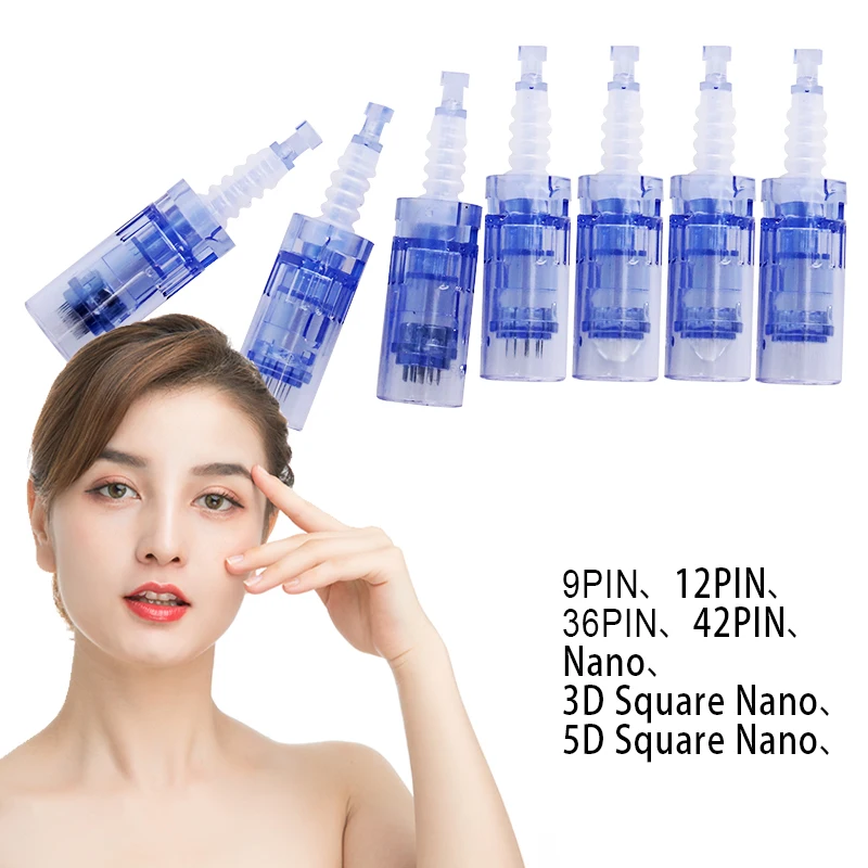 50 шт./лот Dr. Pen A6 9/12/36/42/Nano/3D/5D квадратный нано игольчатый картридж для MYM автоматический микроиглы Электрический Dr. Pen