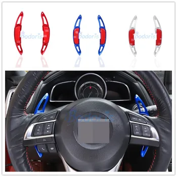 

For Mazda Atenza Axela CX4 CX-4 CX-5 CX5 Interior Steering Wheel Extend Aluminium Alloy Gear Shift Paddle Extension Accessories