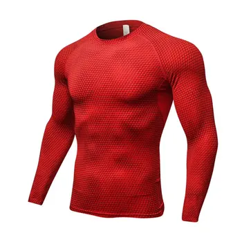 

Men 3D Printed Compression Top Fast Dry Sports Short Sleeves Running Shirt Yoga Rashguard Athletic Fitness Gym T-shirt