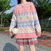 Strawberry Embroidery Knitted Pullover Sweaters