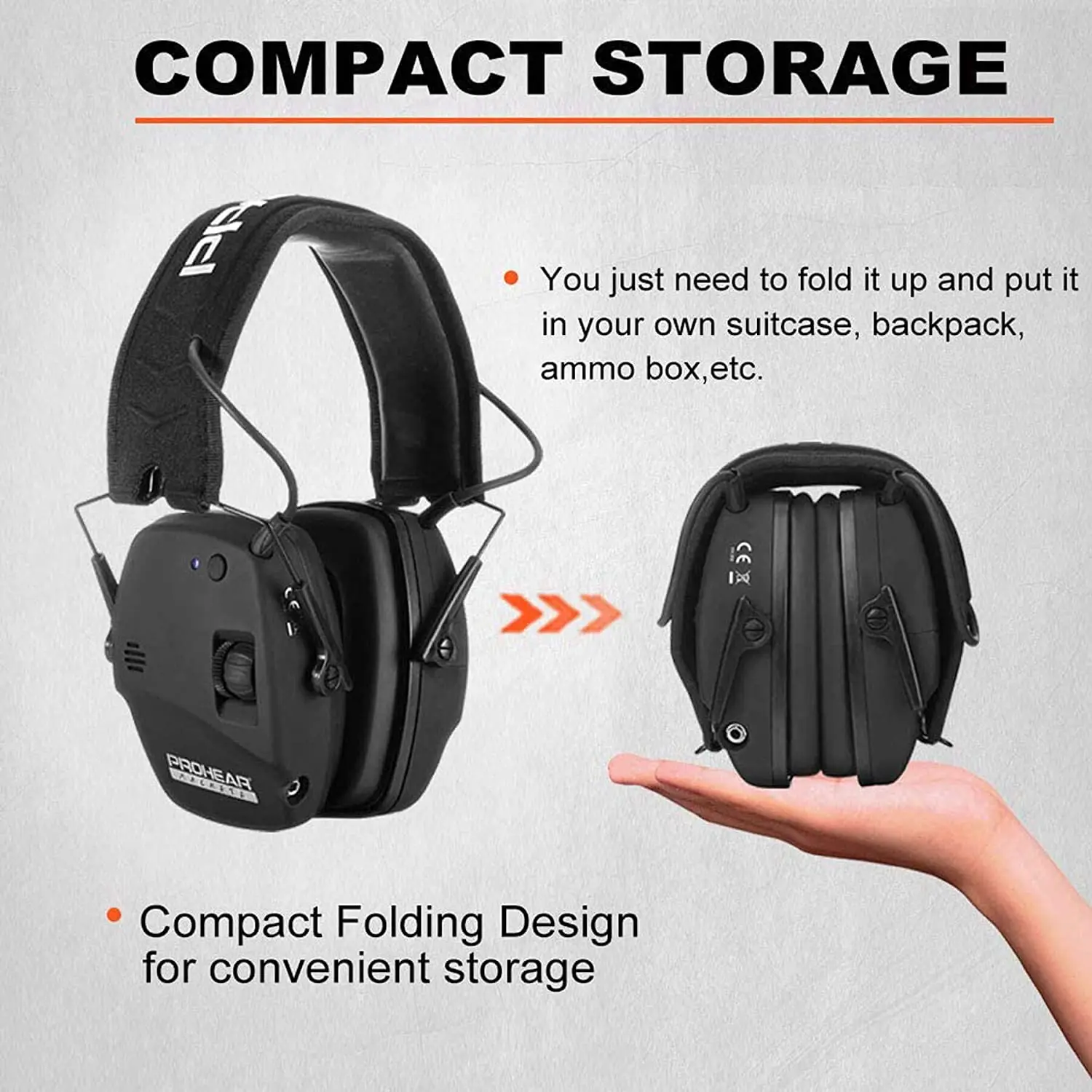 Electronic Bluetooth Earmuffs Shooting Ear Protection Earmuffs Noise Reduction Sound Amplification Hearing Protector electronic earmuffs