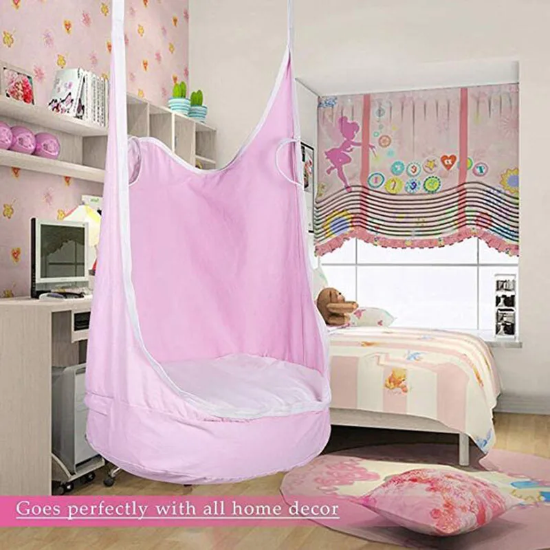 2022 New Arrival  Cartoon Zoo Pattern Outdoor Children Hammock  Furniture Swing Chair Indoor Hanging Seat Child Swing Seat