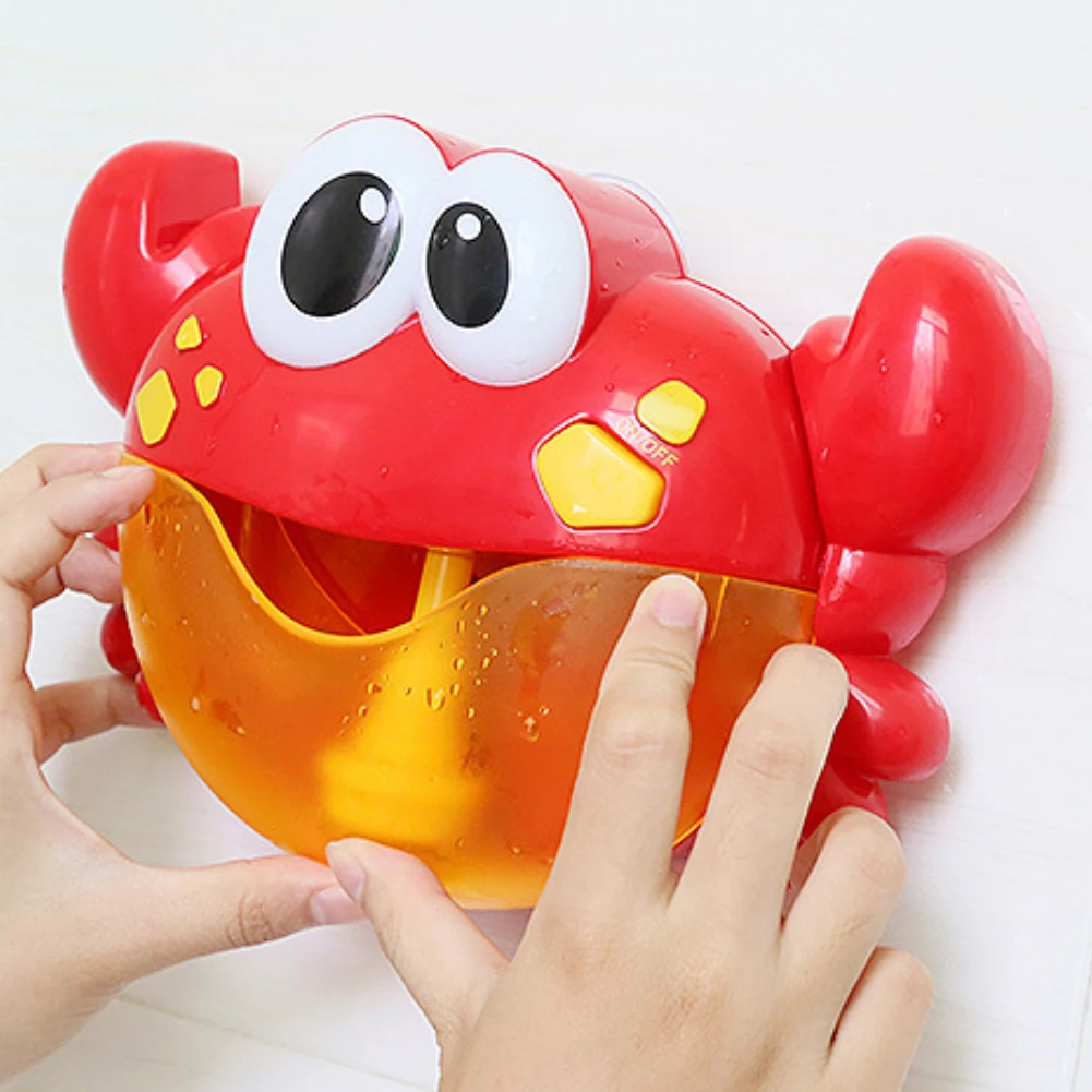Bubble крабы Музыка Детские Игрушки для ванны детский бассейн Ванна Для Купания Мыло машина автоматический пузырь смешной Краб Ванна игрушка
