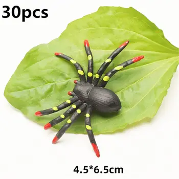 

30Pcs Fake Ants Simulated Insect Prank Toy Ants Spider Cockroach Fly Toy Figure 63HE