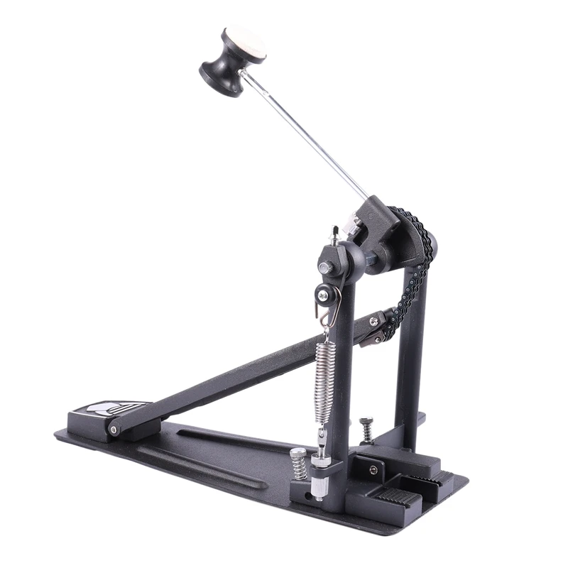 Расширенная стойка, басовый молоток, набор педалей барабана с барабанным ударником, одинарный цепной привод, комплект для барабанщика, одношаговый молоток, аксессуары