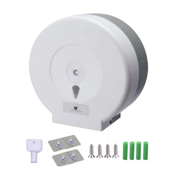 

Roll Paper Holder Toilet Home Hotel Bathroom Kitchen Restaurant Wall Mounted Tissue Box Durable Waterproof Washroom Dispenser