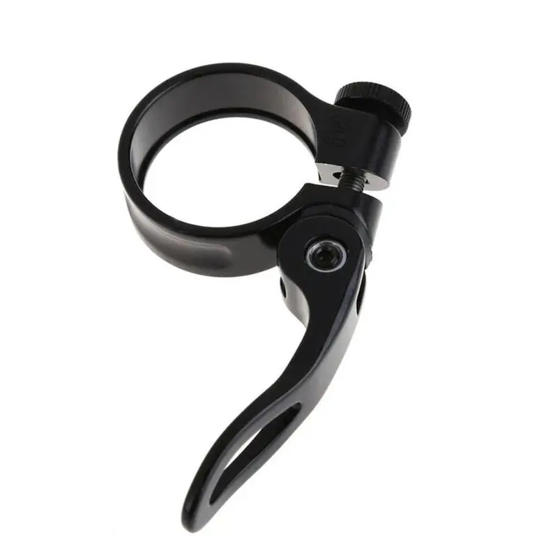 black 31.8mm 31,8/34,9 мм алюминиевый MTB велосипедный быстроразъемный зажим для сиденья U0C8 - Цвет: black 31.8mm