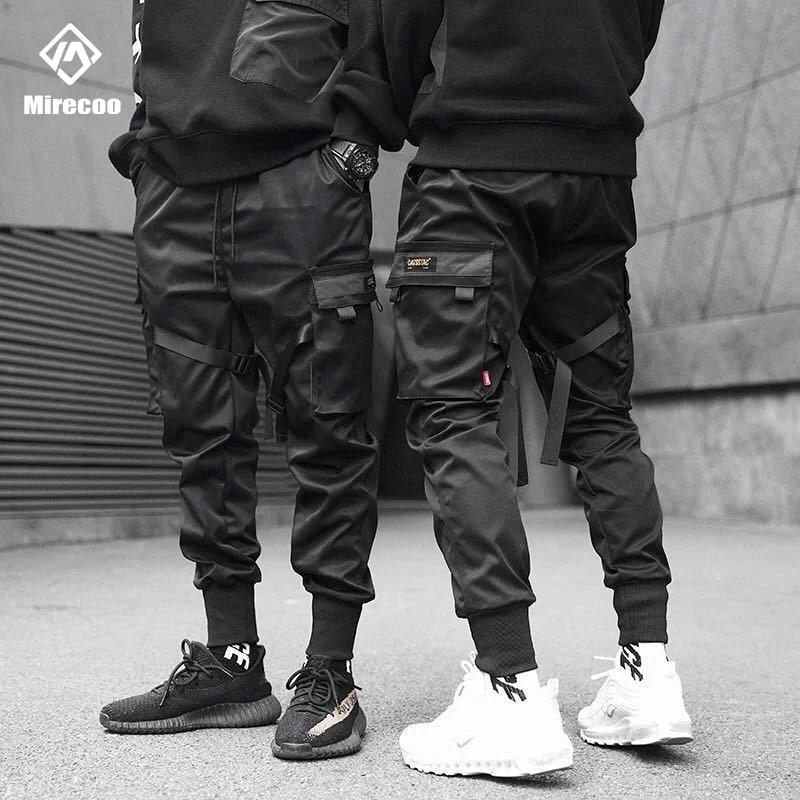 Multi-Pocket Techwear Cargo Pants Men Punk Harem Joggers Sweatpants Trousers Men Pants Drawstring Harajuku Hip Hop Street wear Multi-Pocket Techwear Cargo Pants Men Punk Harem Joggers Sweatpants Trousers Men Pants Drawstring Harajuku Hip Hop Street wear