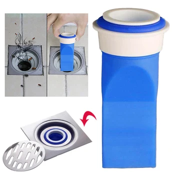 

Sewer Seal Bathroom Kitchen Popular 2020 New Silicone 1Set High Quality Sealing Ring Leak Core Downcomer Hot Sale Odor-proof