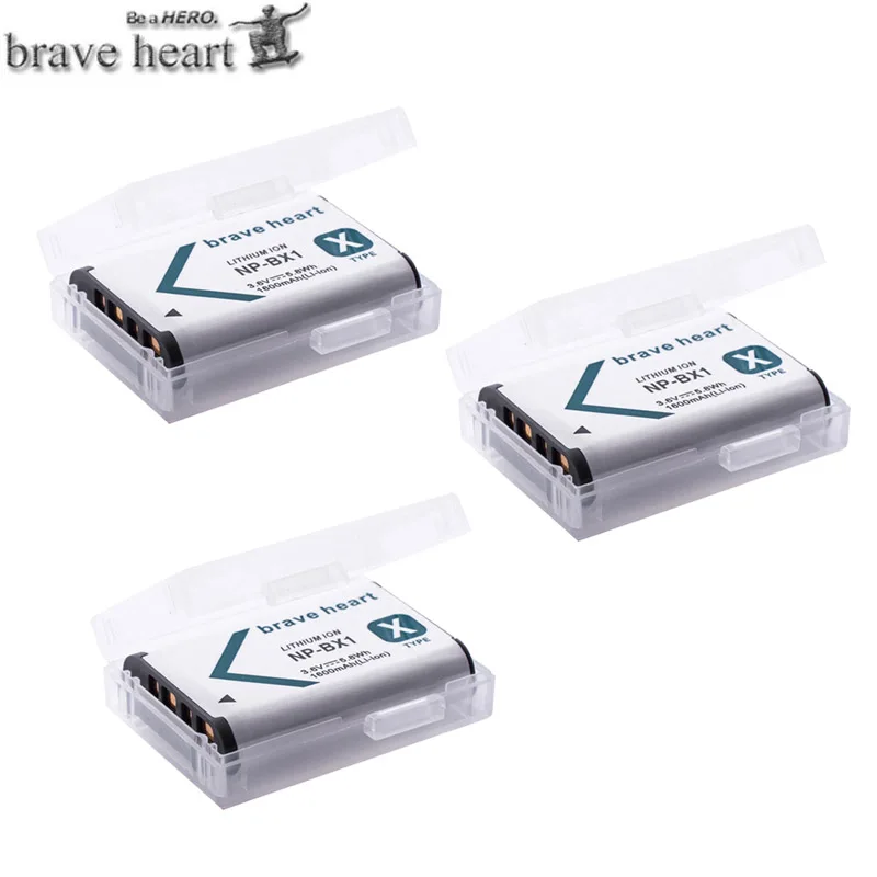 3battery NPBX1 NP BX1 акумуляторная батарея NP-BX1 Батарея+ 3 знака после слотов для карт Зарядное устройство для sony комплектующие фотоаппарата sony DSC RX1 RX100 AS100V M3 M2 HX300 HX400 HX50 HX60 GWP88 AS15 WX350 - Цвет: 3battery