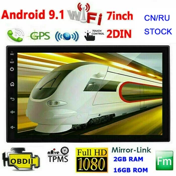 

Universal Android 9.1 2Din Car Radio 7" Touchscreen Car GPS Multimedia Stereo MP5 Player For Nissan TOYOTA Kia RAV4 Honda VW