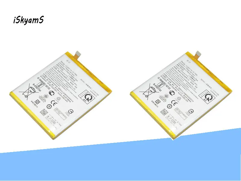 ISkyamS 2x3300 mAh аккумулятор высокой емкости C11P1708 для Asus Per ZenFone 5 ZE620KL
