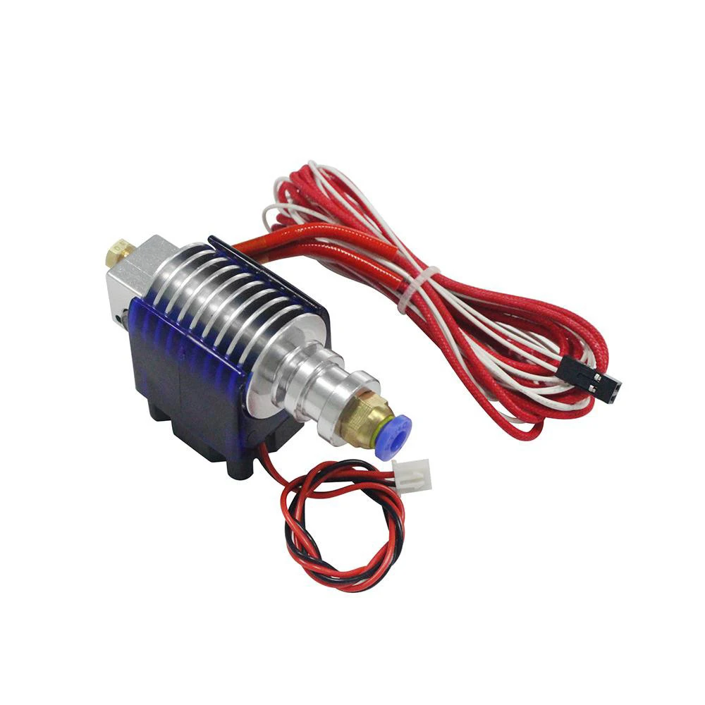 J-головка Hotend Уэйд Горячий Конец экструдер V5 удаленные части 3D принтеров 1,75 мм 3,0 мм нити прямые короткие 0,4 мм Насадка вентилятор часть 12V40W