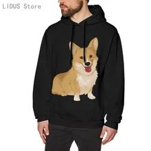 

Cute Smiling Corgi Hoodie Sweatshirts Harajuku Creativity Streetwear Hoodies