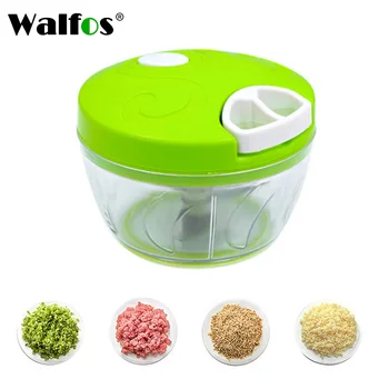 

WALFOS Multifunction Vegetable Chopper Cutter Onion Hand Speedy Chopper Vegetable Fruits Chopped Shredders & Slicers