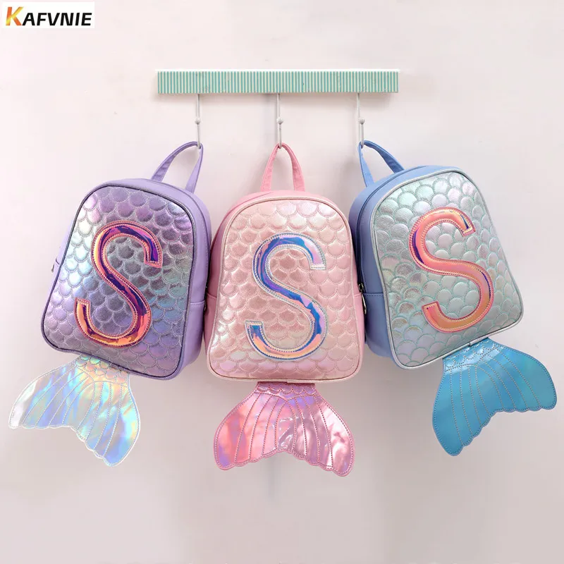 

New Mini Mermaid Girl Bag Cute Child Vacation Backpack Children's Party Fashion Hot Pink Bag Birthday Gift Children's school bag