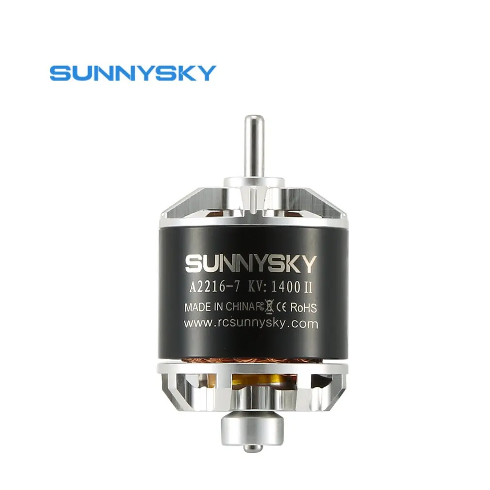 SunnySky A2216 1400KV бесщеточный двигатель высокой мощности RC Дрон двигатель для моделей RC Дрон самолет с фиксированным крылом