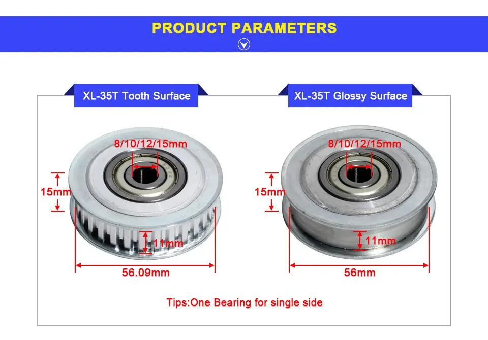 LUPULLEY XL35T 11 мм ширина удерживающего типа зубчатый шкив 35 т XL Тип зажимного зубчатого шкива Ширина ремня 11 мм XL зажимной зубчатый шкив