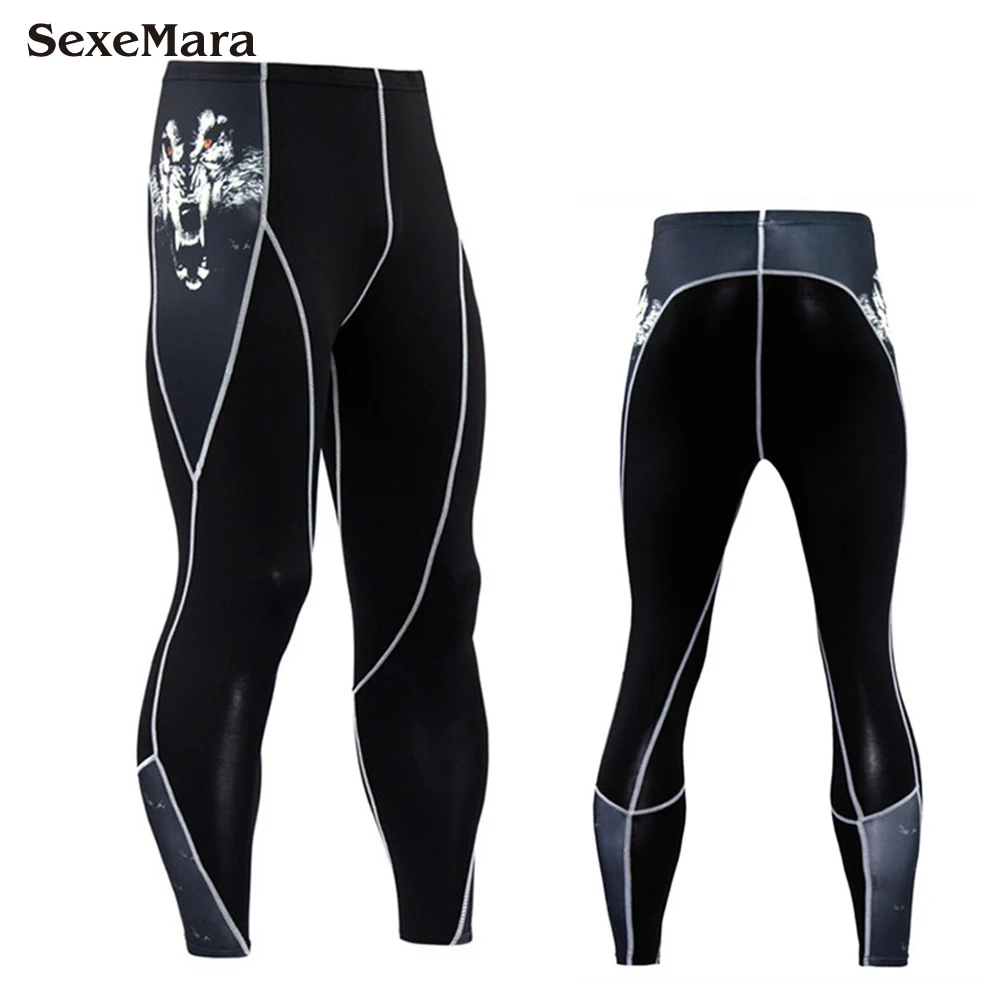 Only Trousers Мужское термобелье для тренажерного зала, спортивная одежда, спортивные Леггинсы для физической тренировки, спортивный костюм, одежда для бега и бега, кальсоны для мужчин - Цвет: Only Trousers