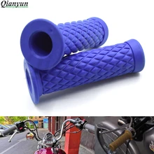 Универсальный 7/" 22 мм мотоцикл Винтаж резиновый руль для мотоцикла для Yamaha YZF600R YZF750 YZF1000 R XJR1300 FJR1300 XTZ1200