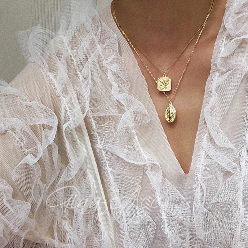 925 стерлингового серебра для женщин религия золотые украшения христианский