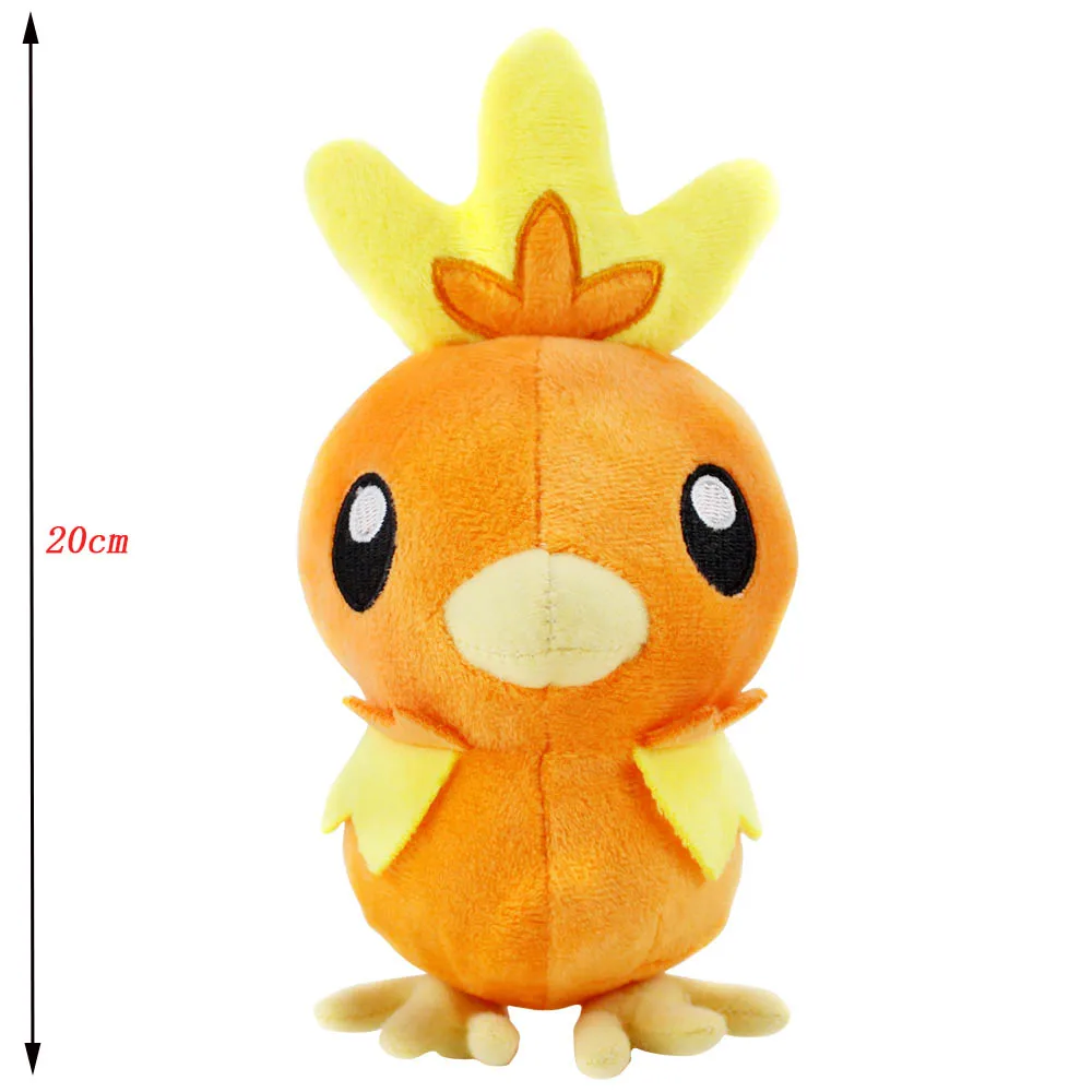 15 см-20 см аниме Torchic плюшевая игрушка оранжевый курица мягкие куклы подарок для детей - Цвет: 20cm Torchic