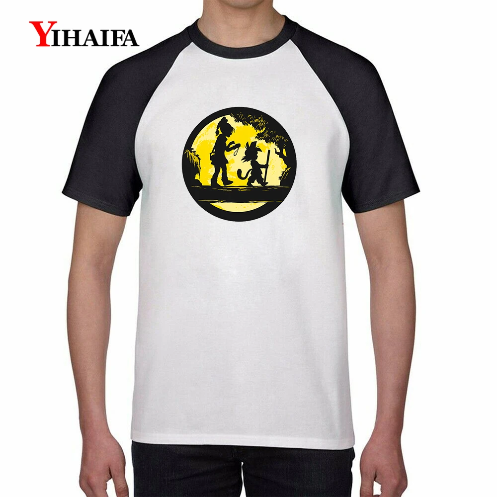 

Mens T Shirts 3D Print Goku Bulma Graphic Tees Dragon Ball Z Tee White Tops Harajuku Casual Unisex T-shirt