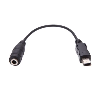 

Mini USB to 3.5mm Mic Microphone Adapter Cable Cord for go pro HD Hero 1 2 3 3+ 4 Camera