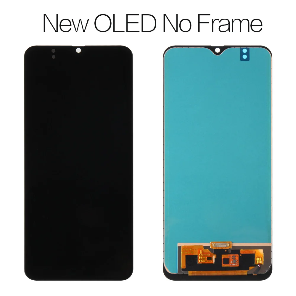 NEW OLED No Frame OLED для samsung Galaxy M30 дисплей сенсорный для samsung M30 экран дигитайзер панель сборка Замена M30 ЖК-SM-M305 M305F - Цвет: NEW OLED No Frame