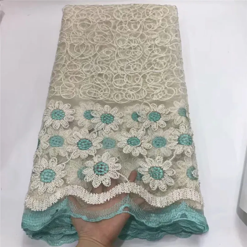 

African Tulle Lace Fabric 2019 High Quality African French Lace Fabric Nigerian Embroidery Tulle French Lace Christmas Dress