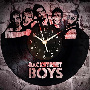 

Backstreet boys band Music Vinyl Record Wall Clock - Unique Bedroom Living Room Decor Great Gift Idea