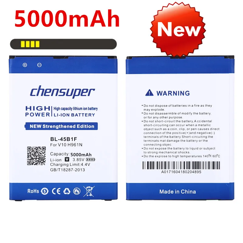 100% оригинальный аккумулятор chensuper высокого качества 5000 ма/ч для LG V10 H961N F600 H900 H901