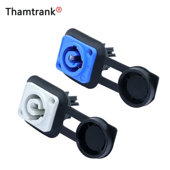 

10pcs IP65 Waterproof 3 PIN Power Connector Female Panel Mount OUT/IN 20A/250V AC Power Jack Socket Chassis for LED Large Screen