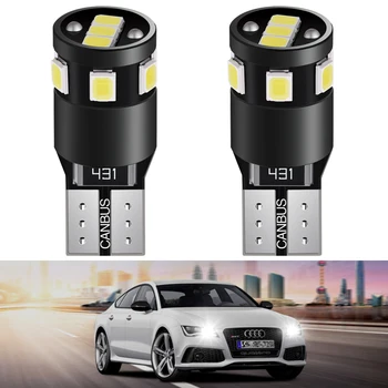 

2PcsT10 LED Canbus W5W Super Bright 501 168 9SMD 2835 Car Reading Dome Lights Auto Marker Lamps Wedge Clearance Bulbs