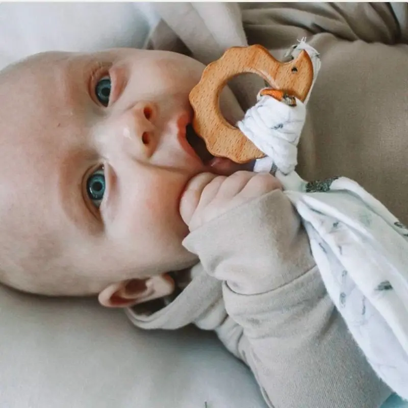 Baby Soother Appease Towel Bib Soft Animal Rabbit Doll Teether Infants Comfort Sleeping Nursing Cuddling Blanket Toys Shower Gif
