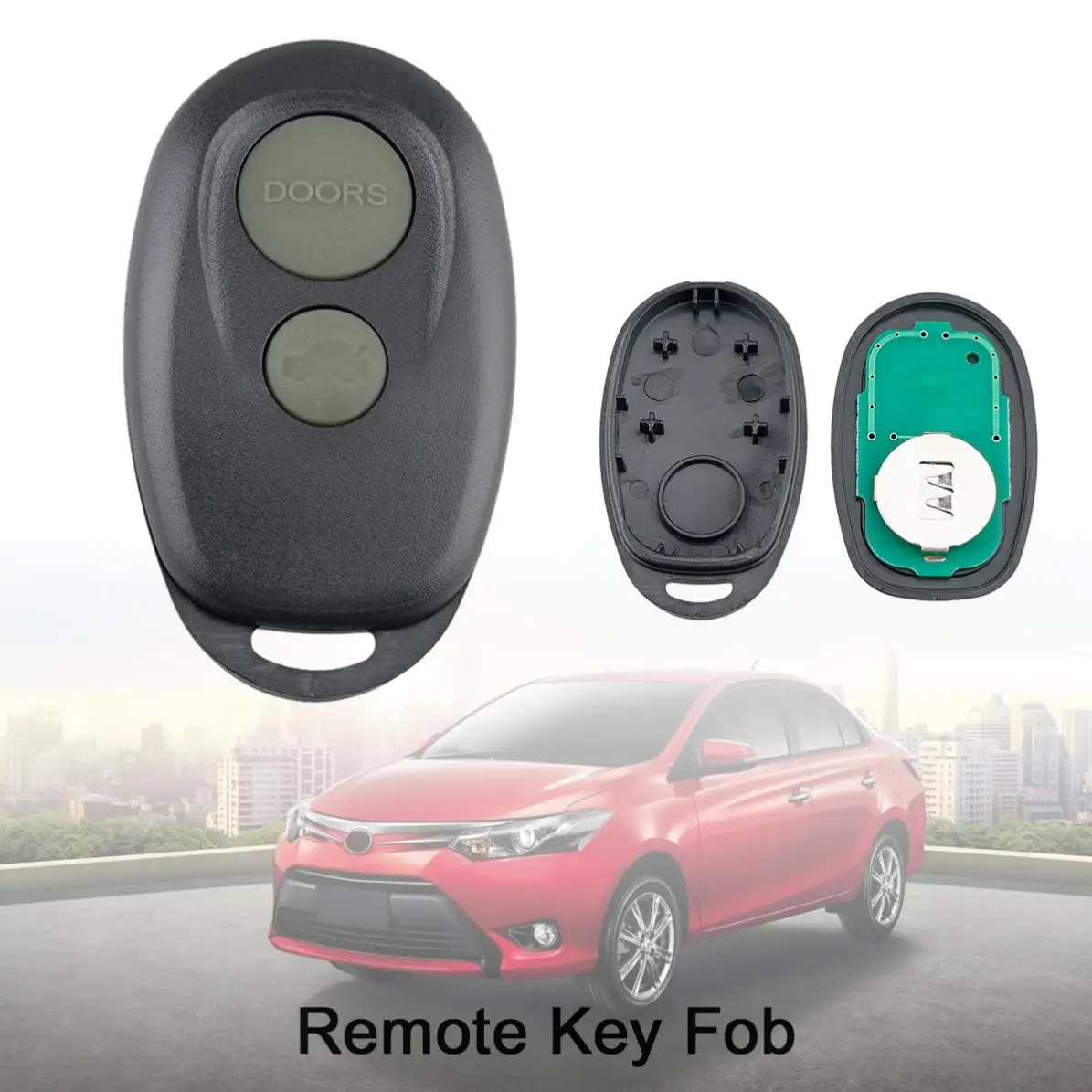 2 кнопки Замена дистанционного ключа автомобиля подходит для Toyota Camry/Conquest/Avalon