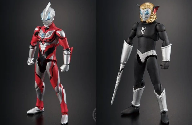 Конфеты игрушка капсула Чжан Дон shodo Ultraman~~ Vs456 эластичный-первичный Jie Desai~~ Luo Leo Tiga