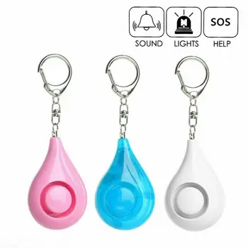 

130DB Safe Sound Personal Protect Alarm Keychain Self defense Anti-rape Safety Gift For Lady Girls