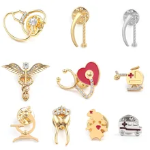 Одежда, универсальная креативная медицинская серия, мультфильм, масляная капля, брошь, значок, классная брошь, настраиваемая