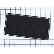 С бриллиантом на доске нескользящий коврик приборной панели мобильного телефона внутренняя отделка автомобиля поставки с инкрустацией стразами Противоскользящий коврик для автомобиля маятник